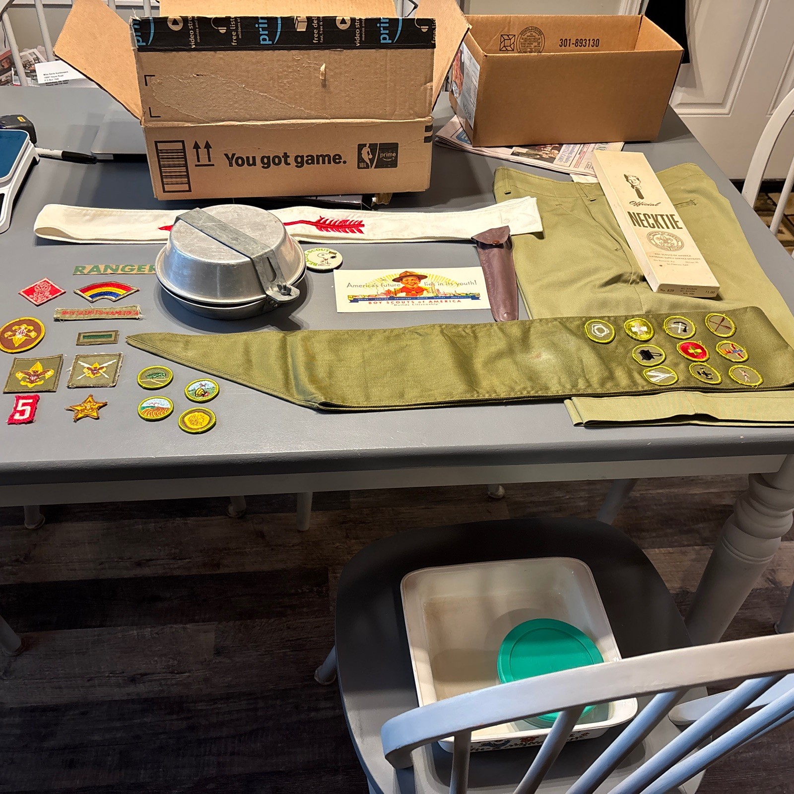 1950’s boy scout memorabilia