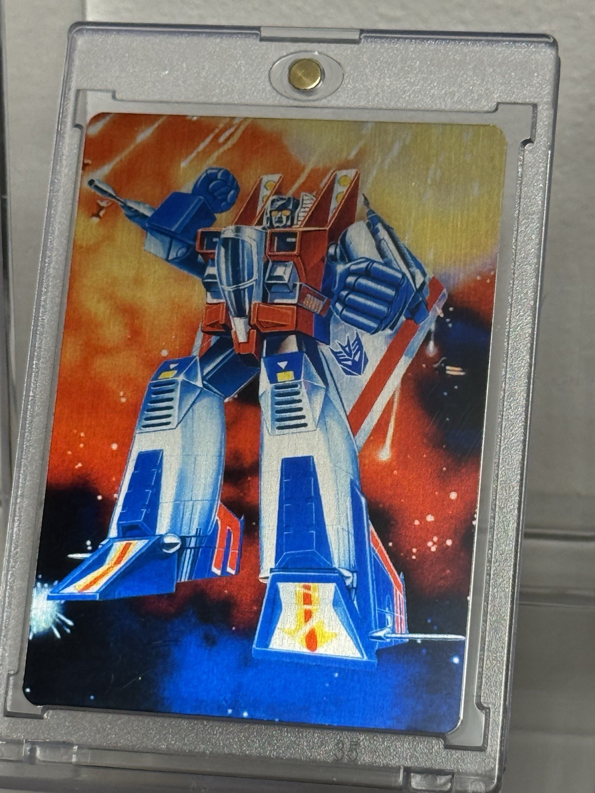 Dynamite Transformers 40th Anniversary Starscream Metal Card 4/4 LE