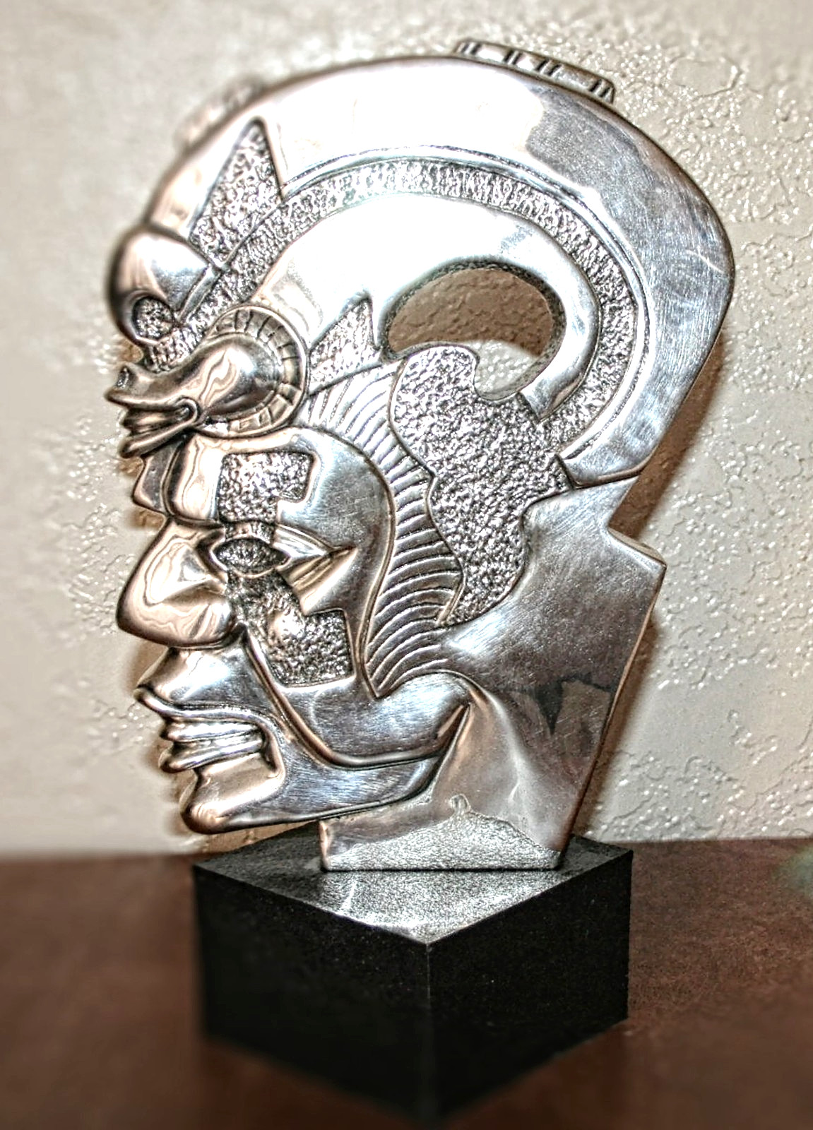 D’Argenta #423 Ceremonial Ax – Rare Silver Plated Aztec/Mayan Sculpture 12.3 D’Argenta #423 Ceremonial Ax – Rare Silver Plated Aztec/Mayan Sculpture 12.3