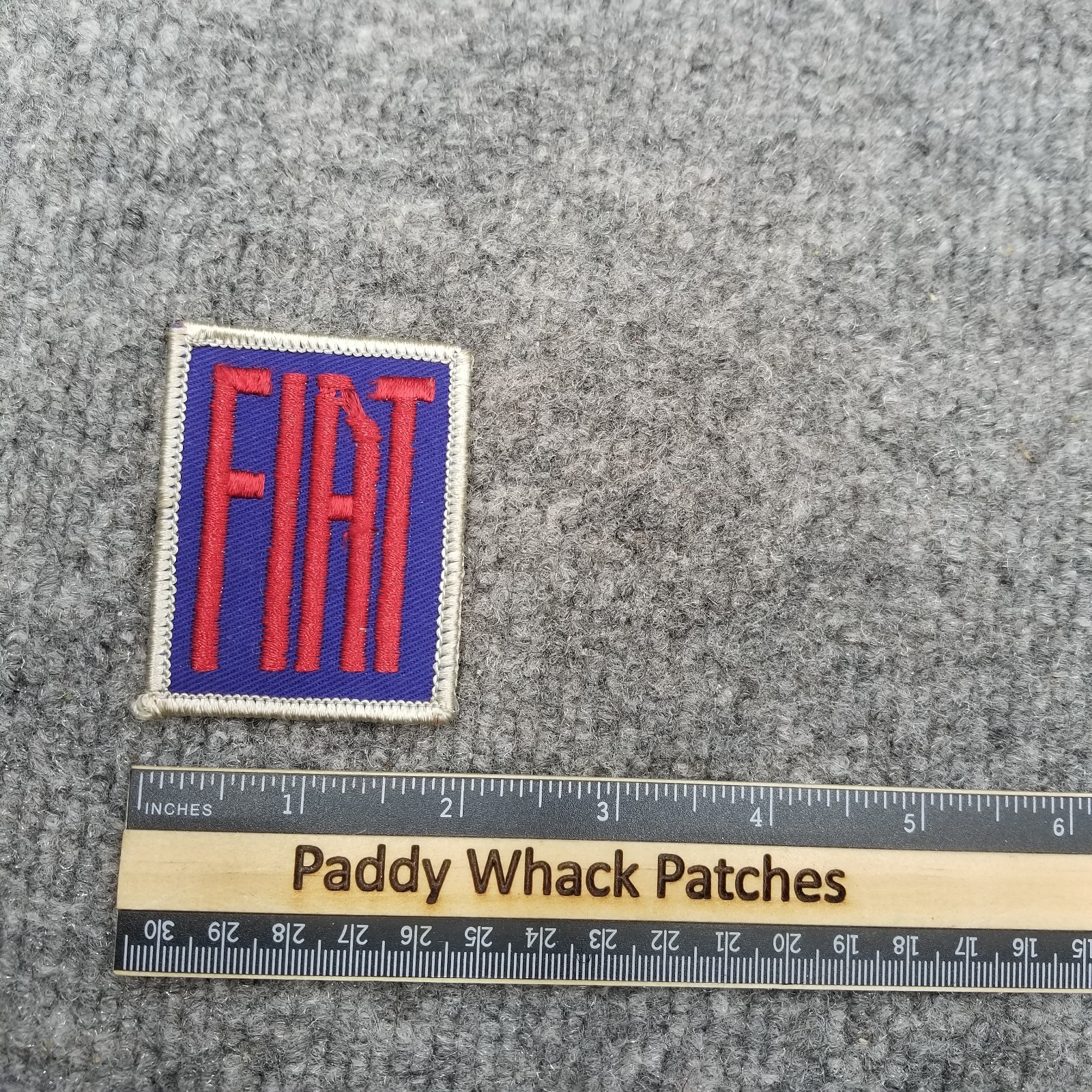 Vintage Fiat Patch Car Auto Automobile 70s 80s AD8g