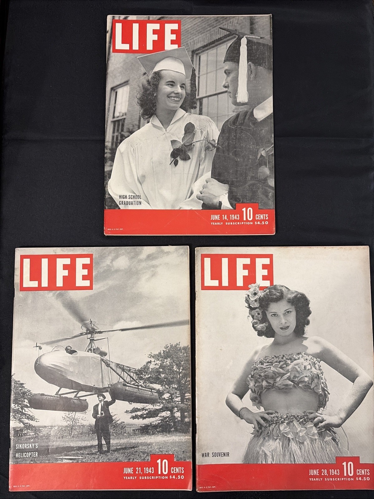 LIFE Magazine Lot - June 1943 - WW2