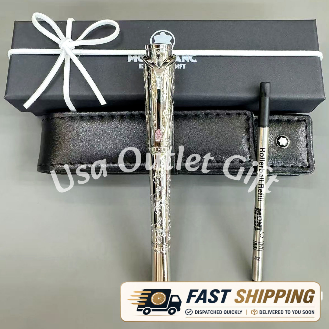 (MB) Monaco Princess Grace Kelly Special Edition w/ Leather Pen Case Rare (MB) Monaco Princess Grace Kelly Special Edition w/ Leather Pen Case Rare