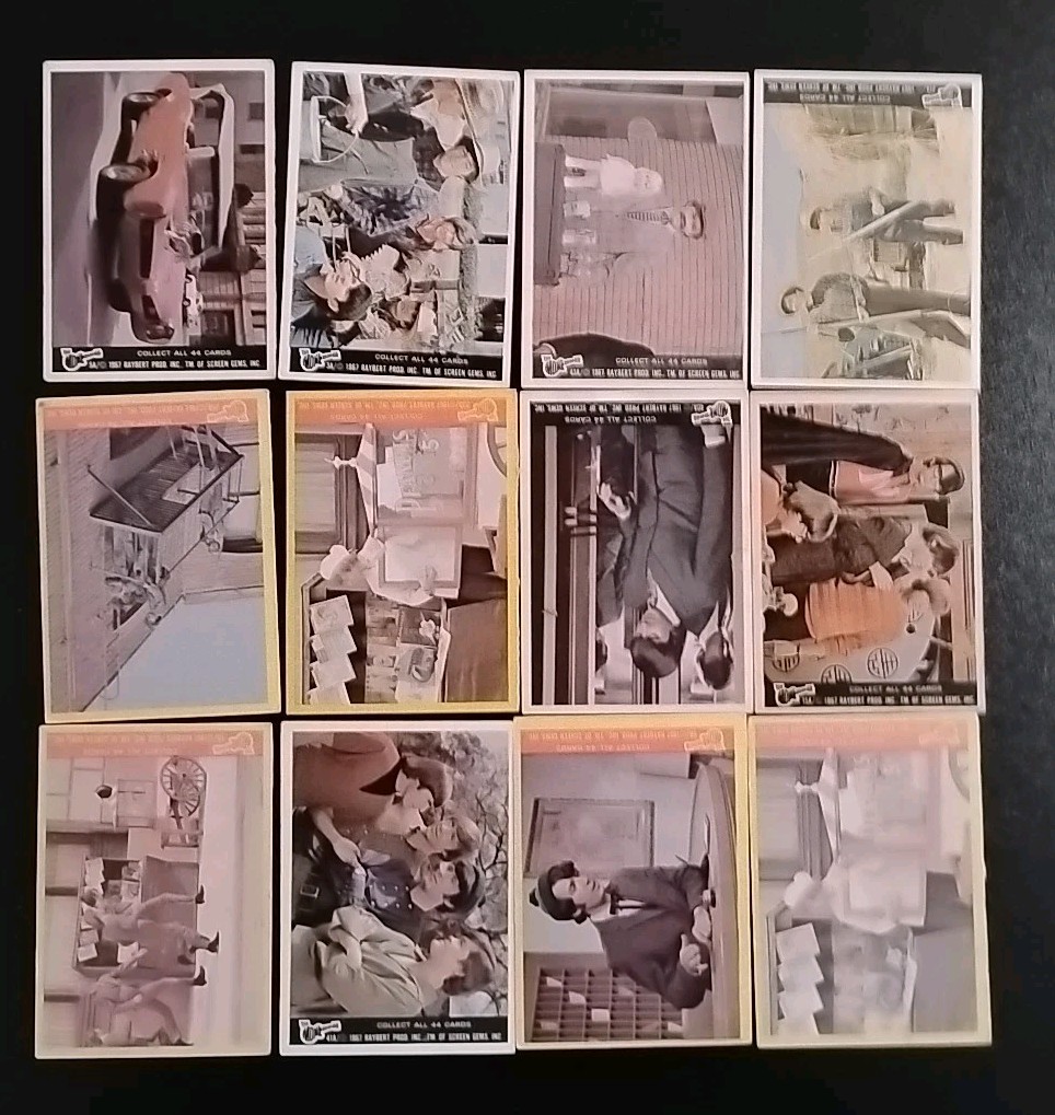 1967 Donruss The Monkees Trading Cards - 12 Cards - Series A and B