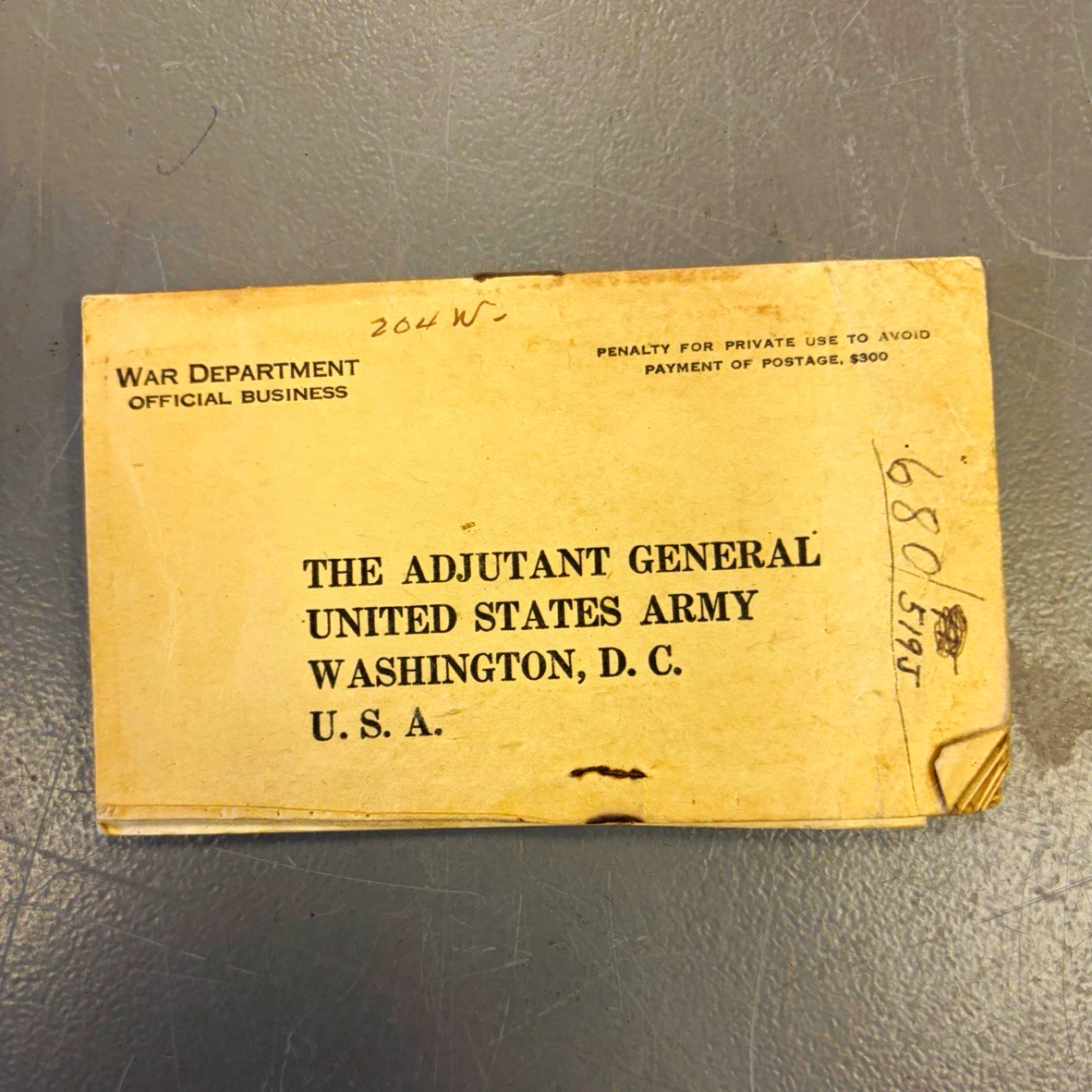 WWII US Army Sgt Hubert W Monts 1942 Pay Record Immunization Book Arkansas
