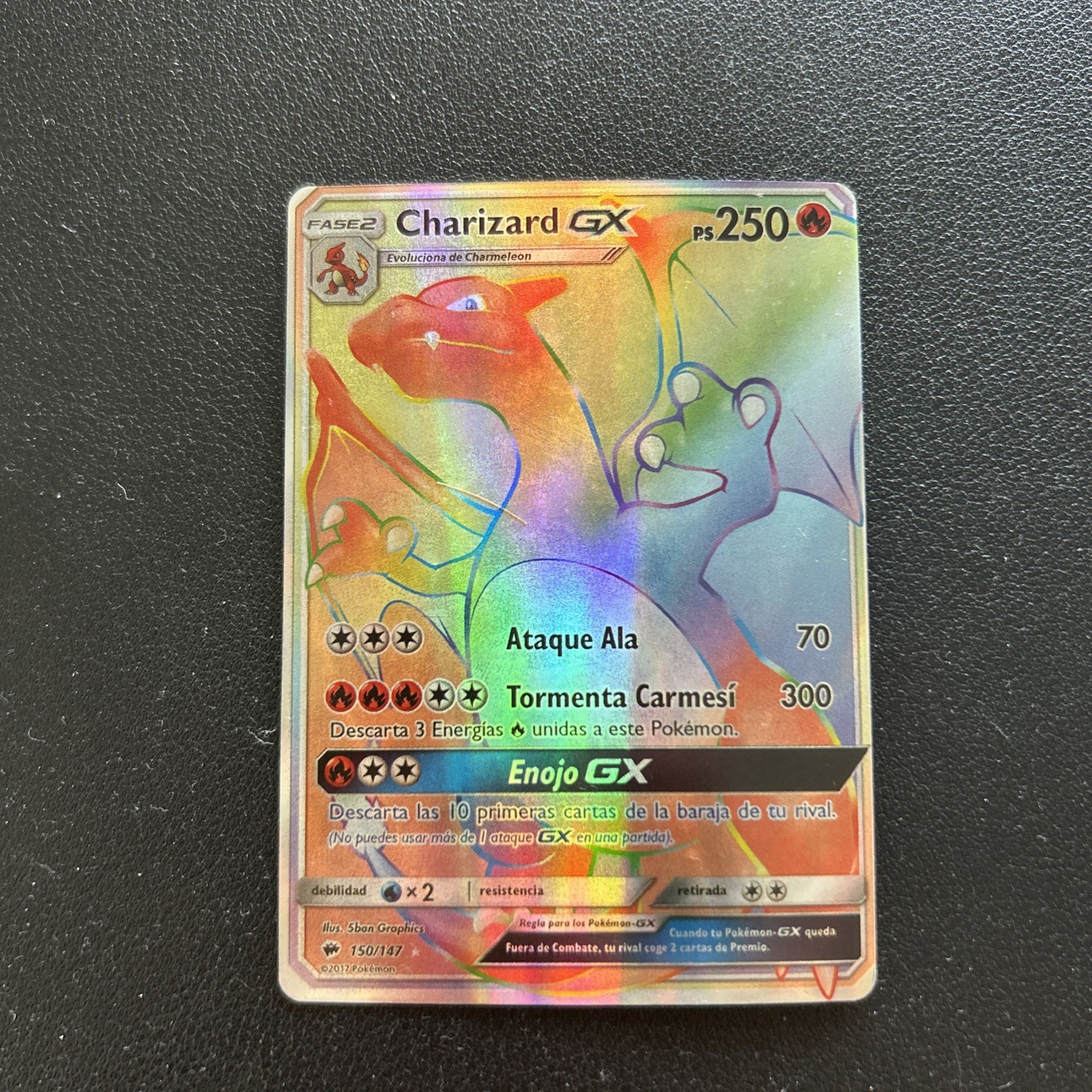 Charizard GX - 150/147 - Pokemon Burning Shadows Sun & Moon Secret Rare Card LP Charizard GX - 150/147 - Pokemon Burning Shadows Sun & Moon Secret Rare Card LP