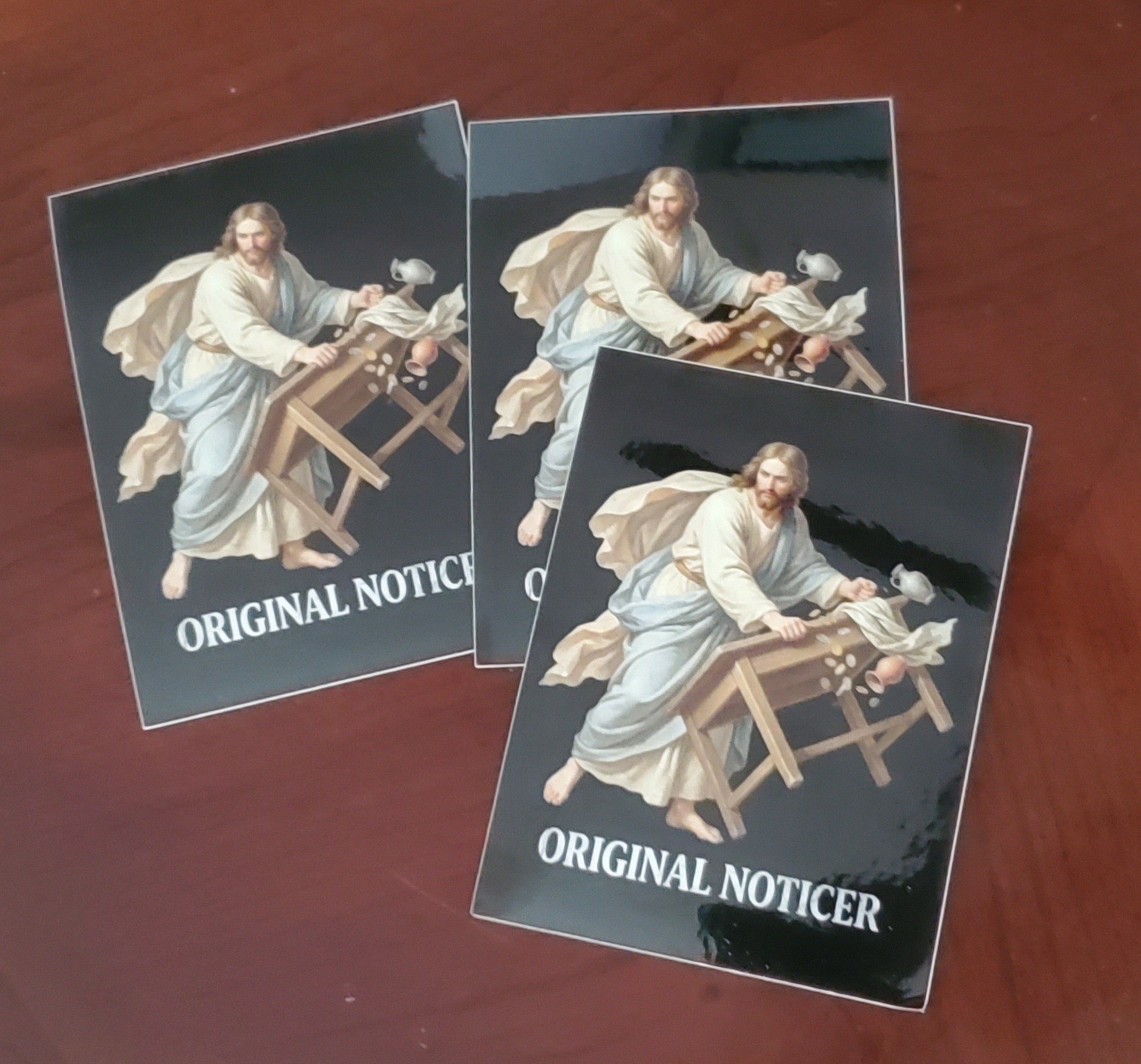 Jesus Stickers (3) The Original Noticer 