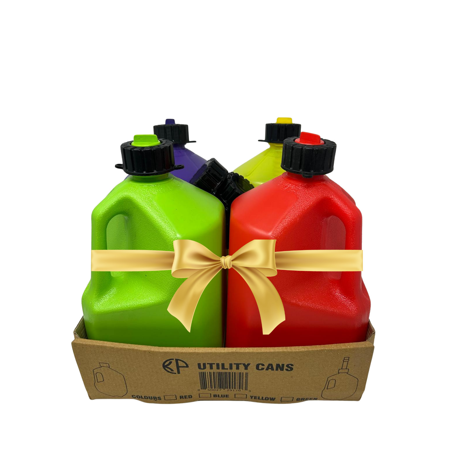 KP 1 Gallon Utility Can Leak Proof Durable Multi Use Container Heavy Duty 4 Pack