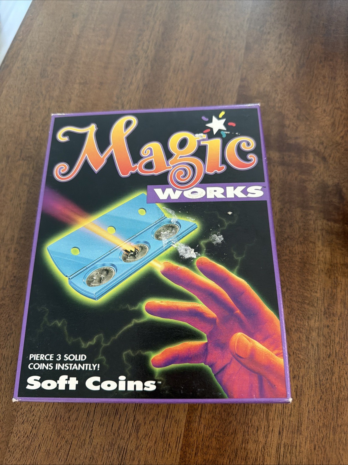 Magic Works Soft Coins by Milton Bradley Complete W/Box Vintage 1990’s Magic Works Soft Coins by Milton Bradley Complete W/Box Vintage 1990’s