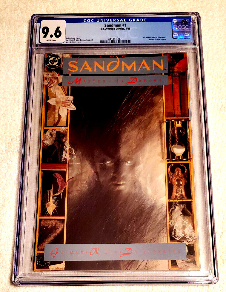 Sandman #1 (DC Vertigo 1989) CGC 9.6 NM+ / 1st Morpheus / White Pages 4413410001