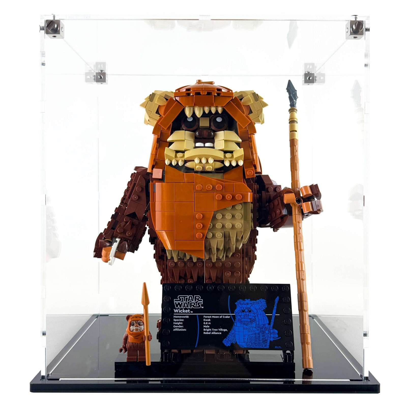 Display Case for LEGO® 75430 Star Wars™ Wicket the Ewok™ Display Case for LEGO® 75430 Star Wars™ Wicket the Ewok™