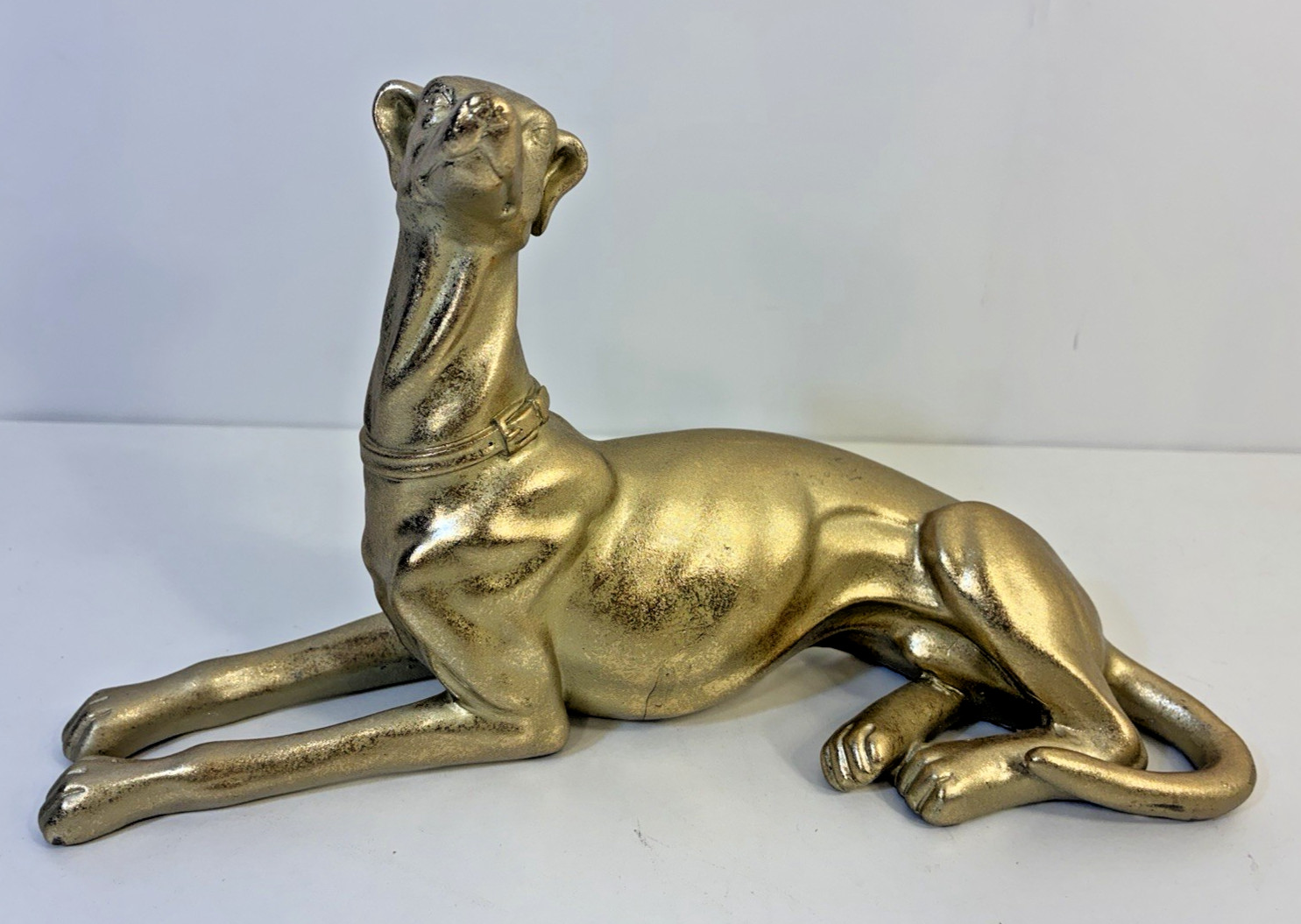 Anthropologie Gold Tone Greyhound Sculpture Figure