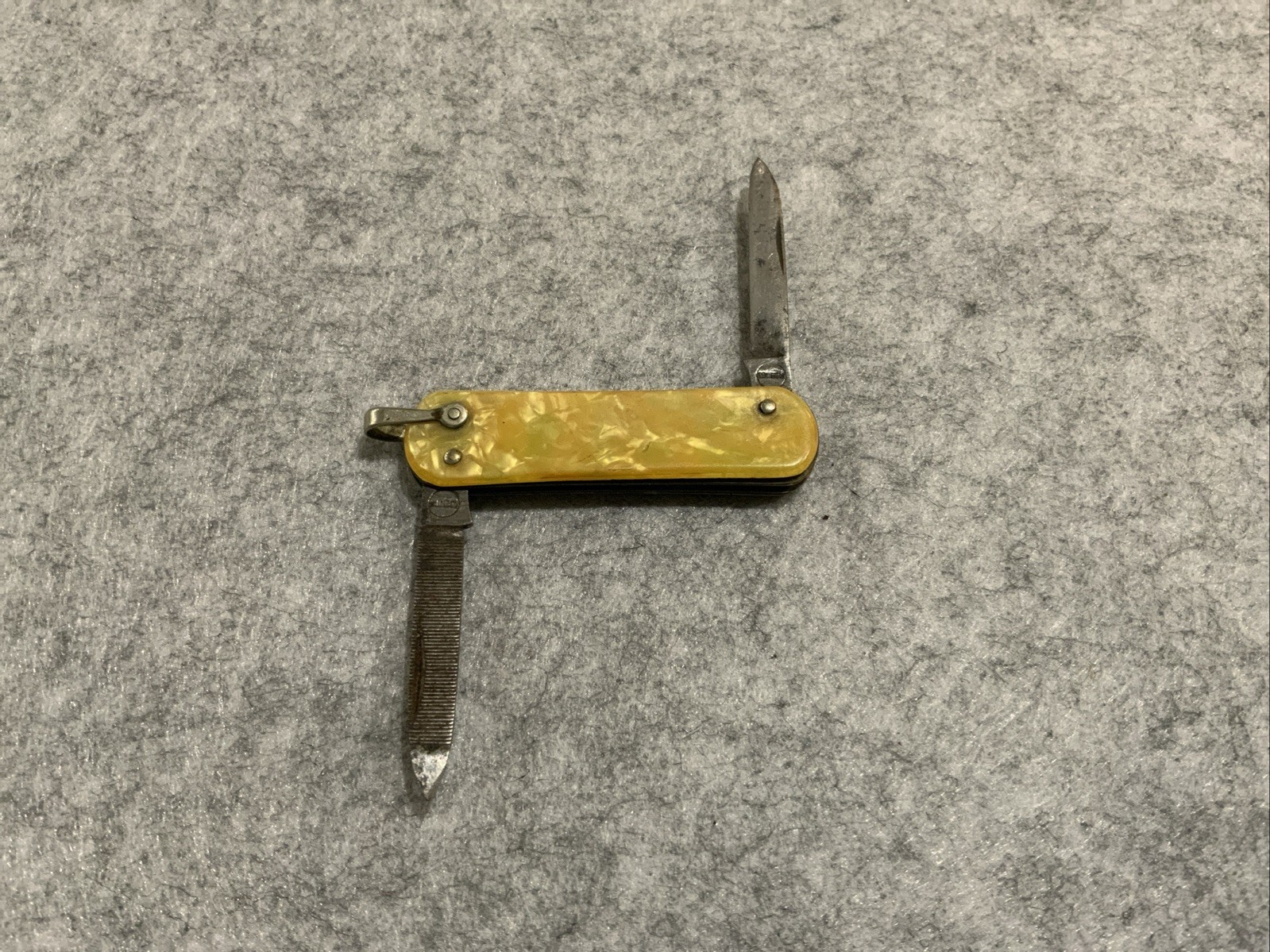 1935-1940 Remington USA 2 Blade Small Pocket Knife File Bail