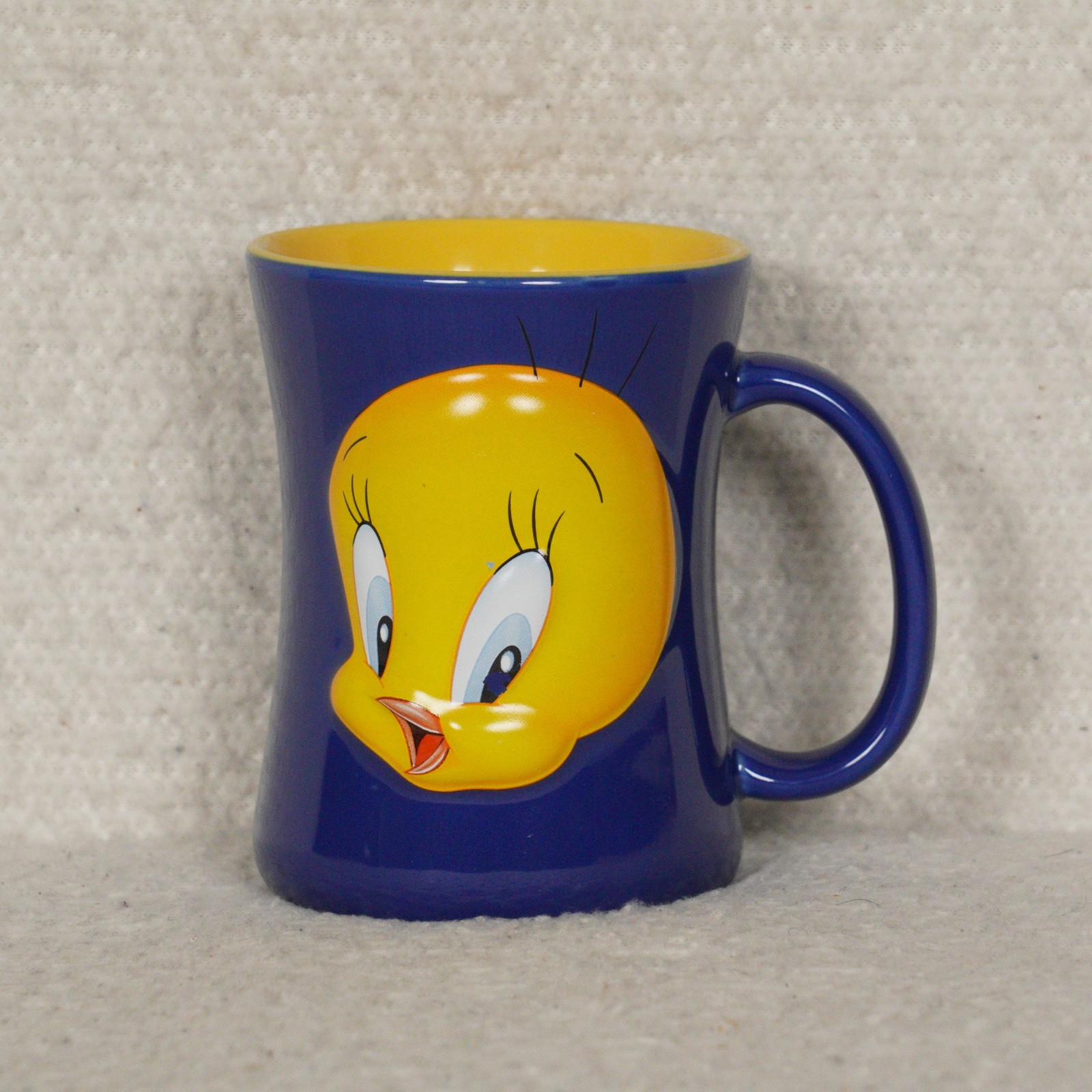 Vintage Looney Tunes 3D Tweety Bird Ceramic Coffee Mug Xpres Warner Bros. 2001