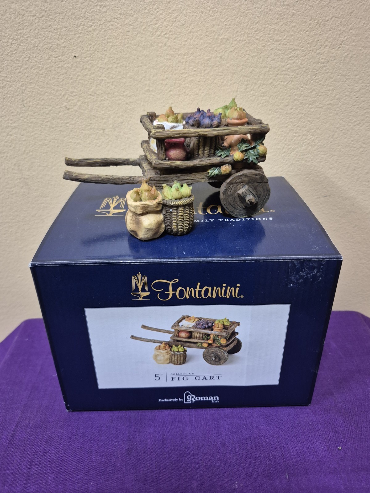 Vtg. Fontanini Heirloom Nativity for 5 Vtg. Fontanini Heirloom Nativity for 5