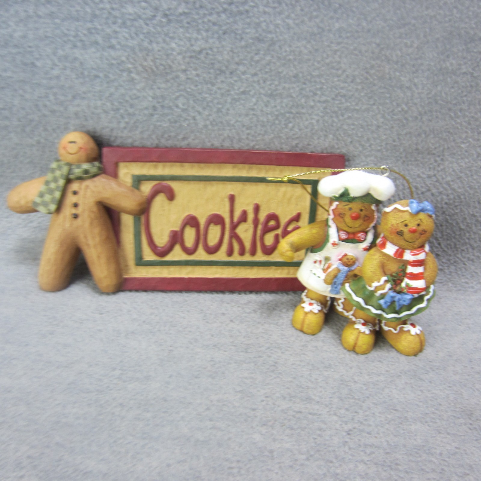 Blossum Bucket COOKIES Gingerbread Resin Figurine & Ornament by Angela Anderson