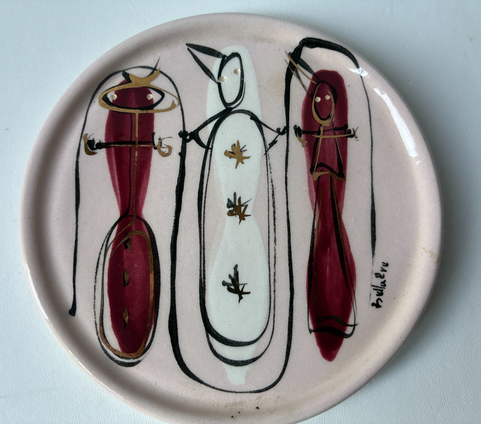 VINTAGE MCM Marc Bellaire Peppermint Stick coaster VINTAGE MCM Marc Bellaire Peppermint Stick coaster