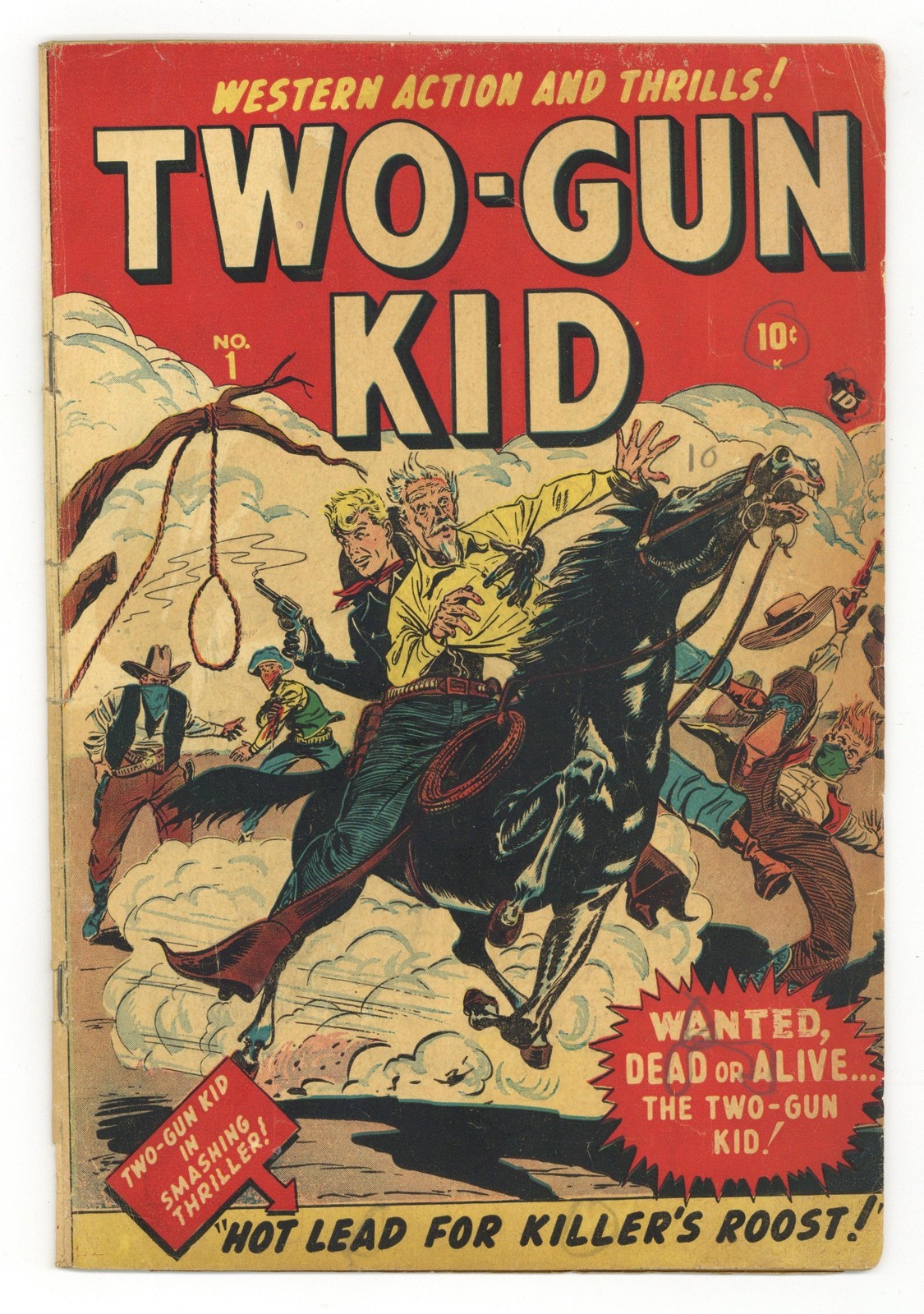 Two-Gun Kid #1 GD- 1.8 1948 1st app. Two Gun Kid