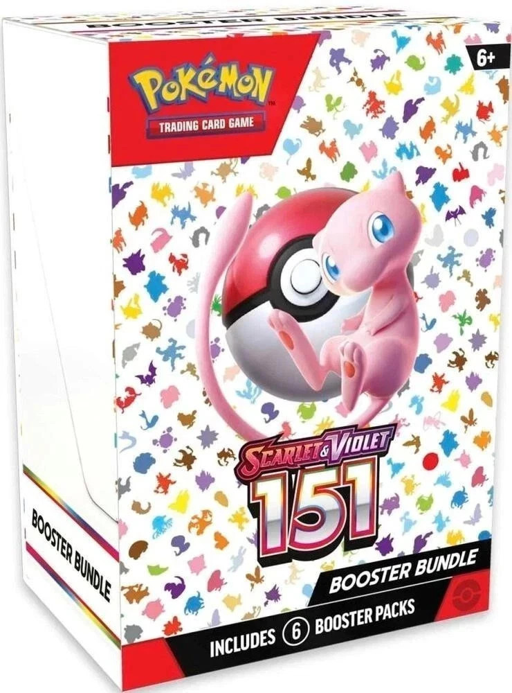 Pokemon TCG Scarlet & Violet 151 Booster Bundle Sealed New (6 packs) Pokemon TCG Scarlet & Violet 151 Booster Bundle Sealed New (6 packs)