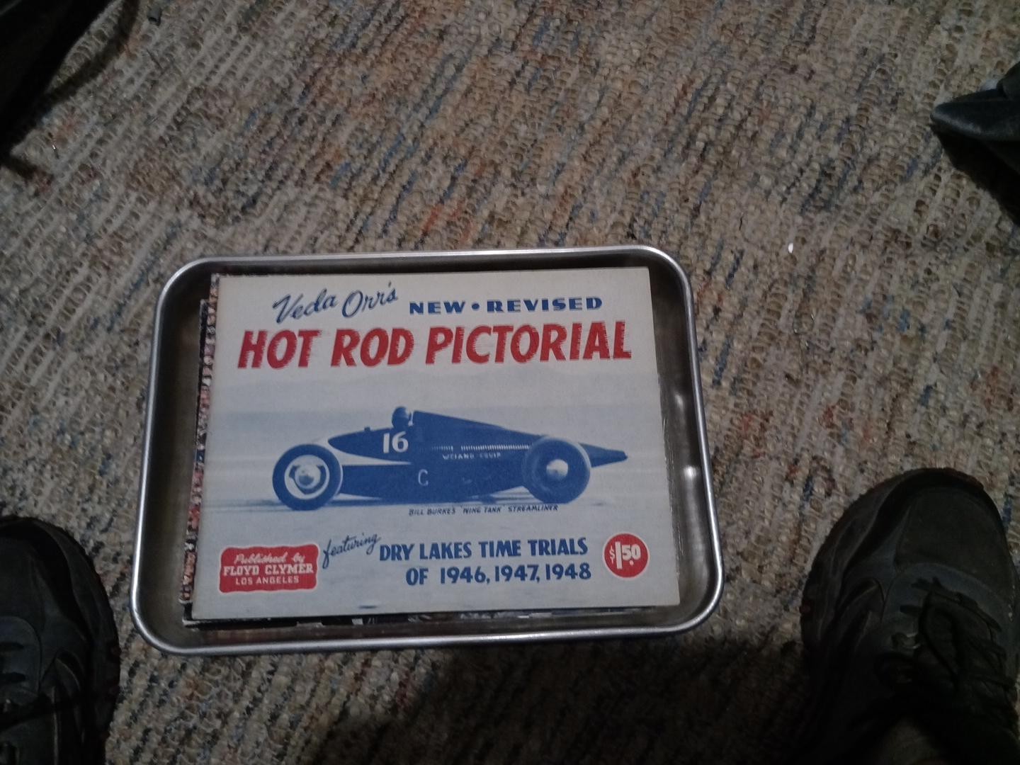Original Veda Orr's HOT ROD PICTORIAL Floyd Clymer SCTA Bonneville 1946 47 1948 Original Veda Orr's HOT ROD PICTORIAL Floyd Clymer SCTA Bonneville 1946 47 1948