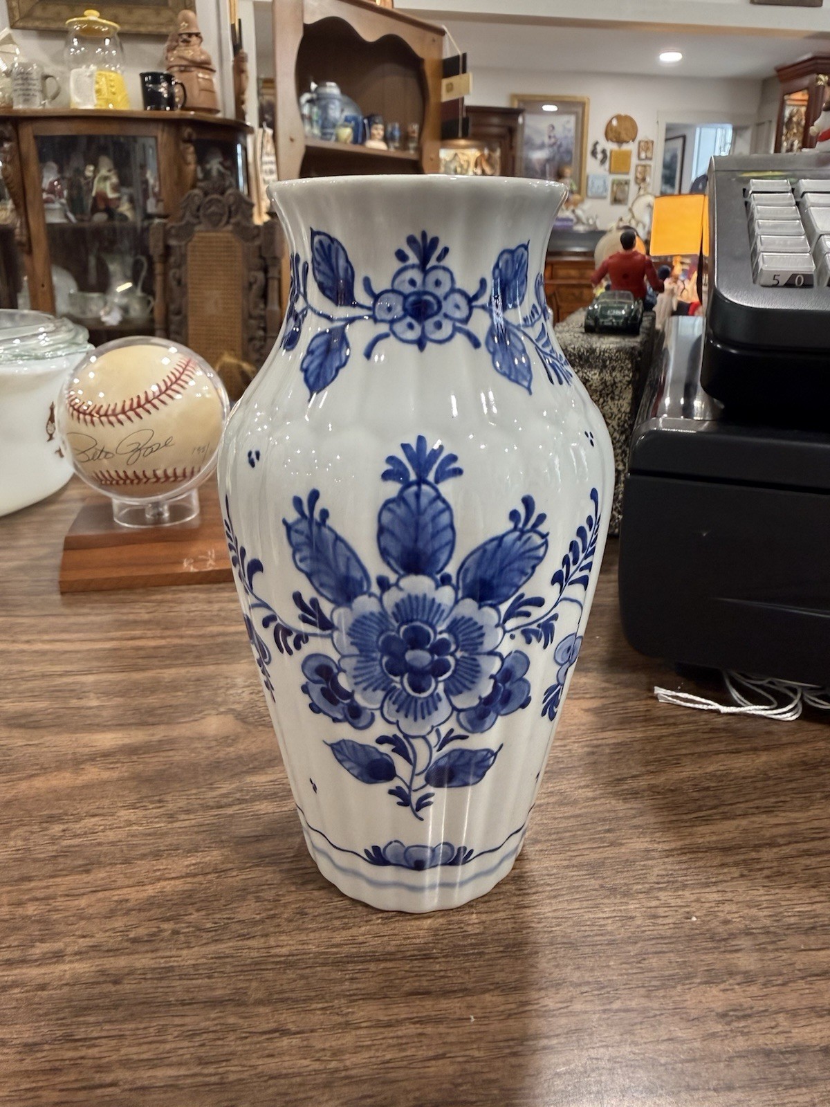 VTG Royal Delft Porcelain Vase 