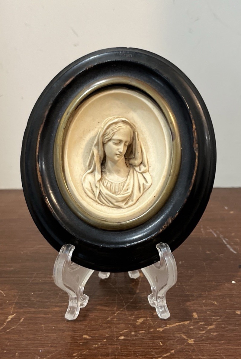 Catholic Church French Porcelain Madonna 5”