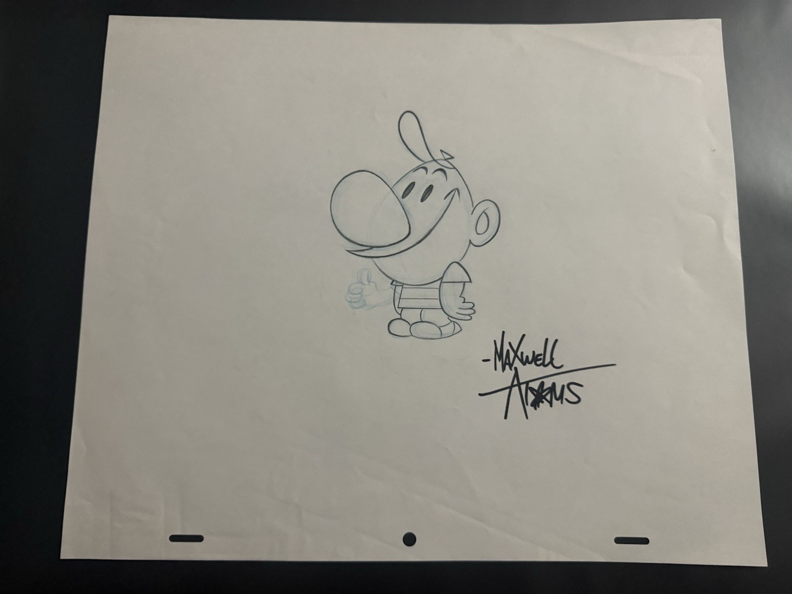 Grim Adventures Of Billy Mandy Original Production Art Signed By Maxwel Atoms Grim Adventures Of Billy Mandy Original Production Art Signed By Maxwel Atoms