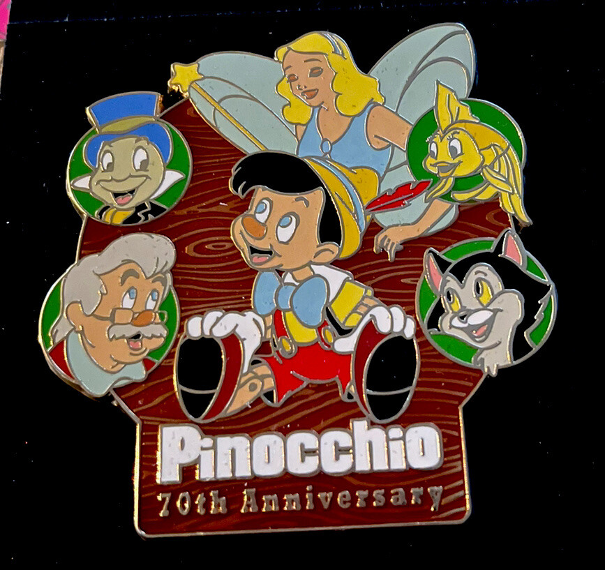 LE 200 JUMBO Disney Shopping Pinocchio Figaro 70th Anniversary RARE Pin LE 200 JUMBO Disney Shopping Pinocchio Figaro 70th Anniversary RARE Pin