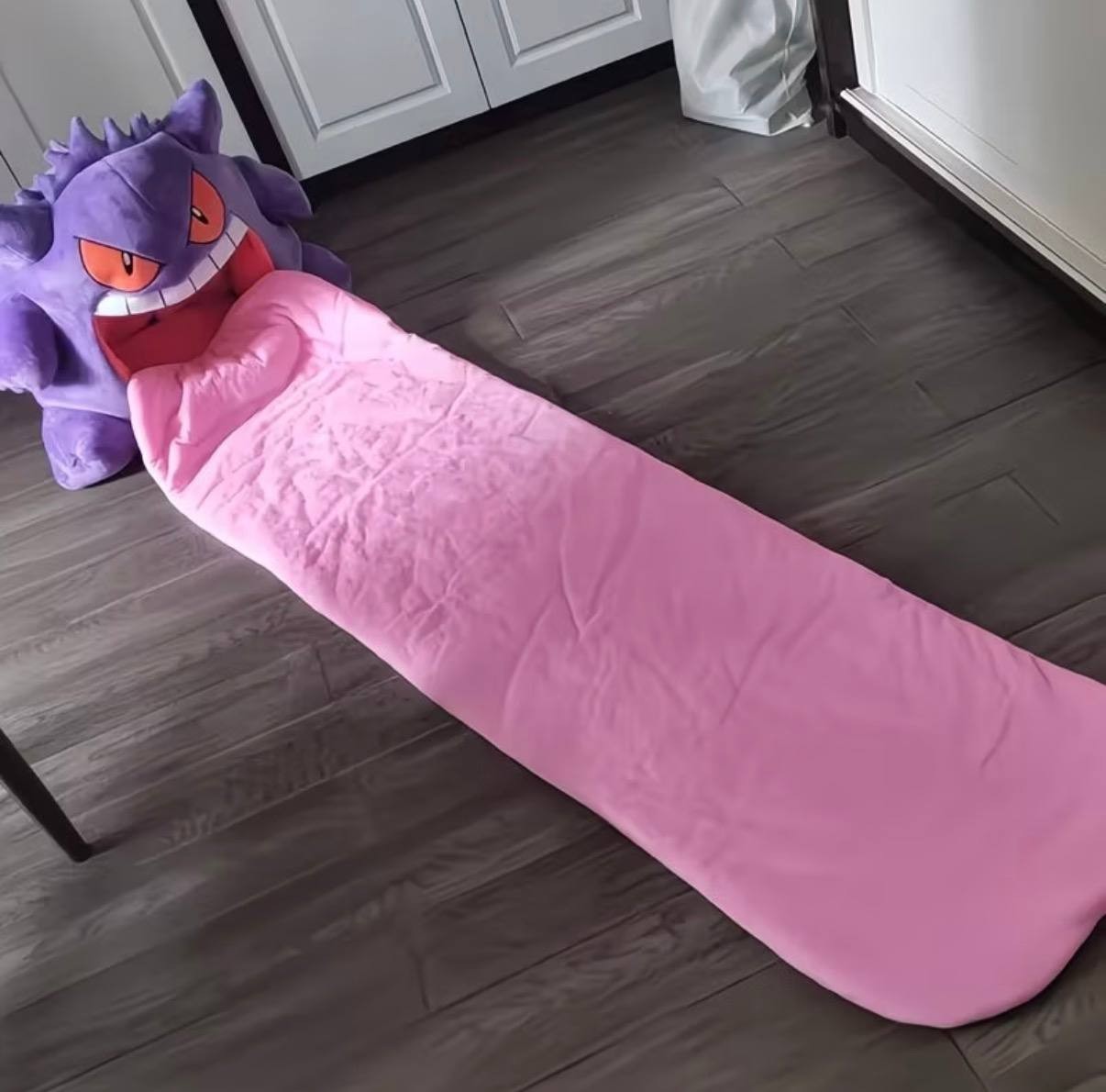Anime Gengar Hooded Sleeping Pillow Merchandise Blanket Cute Fluffy Gift Funny Anime Gengar Hooded Sleeping Pillow Merchandise Blanket Cute Fluffy Gift Funny