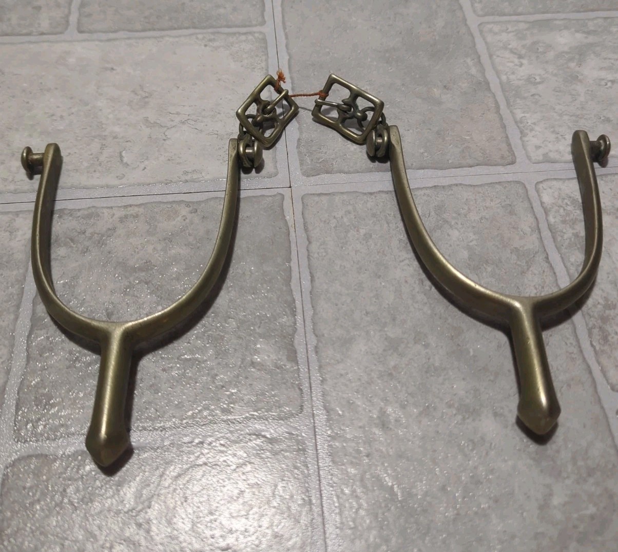 US AB Cavalry Spurs Vintage Nickel A. Buermann US AB Cavalry Spurs Vintage Nickel A. Buermann