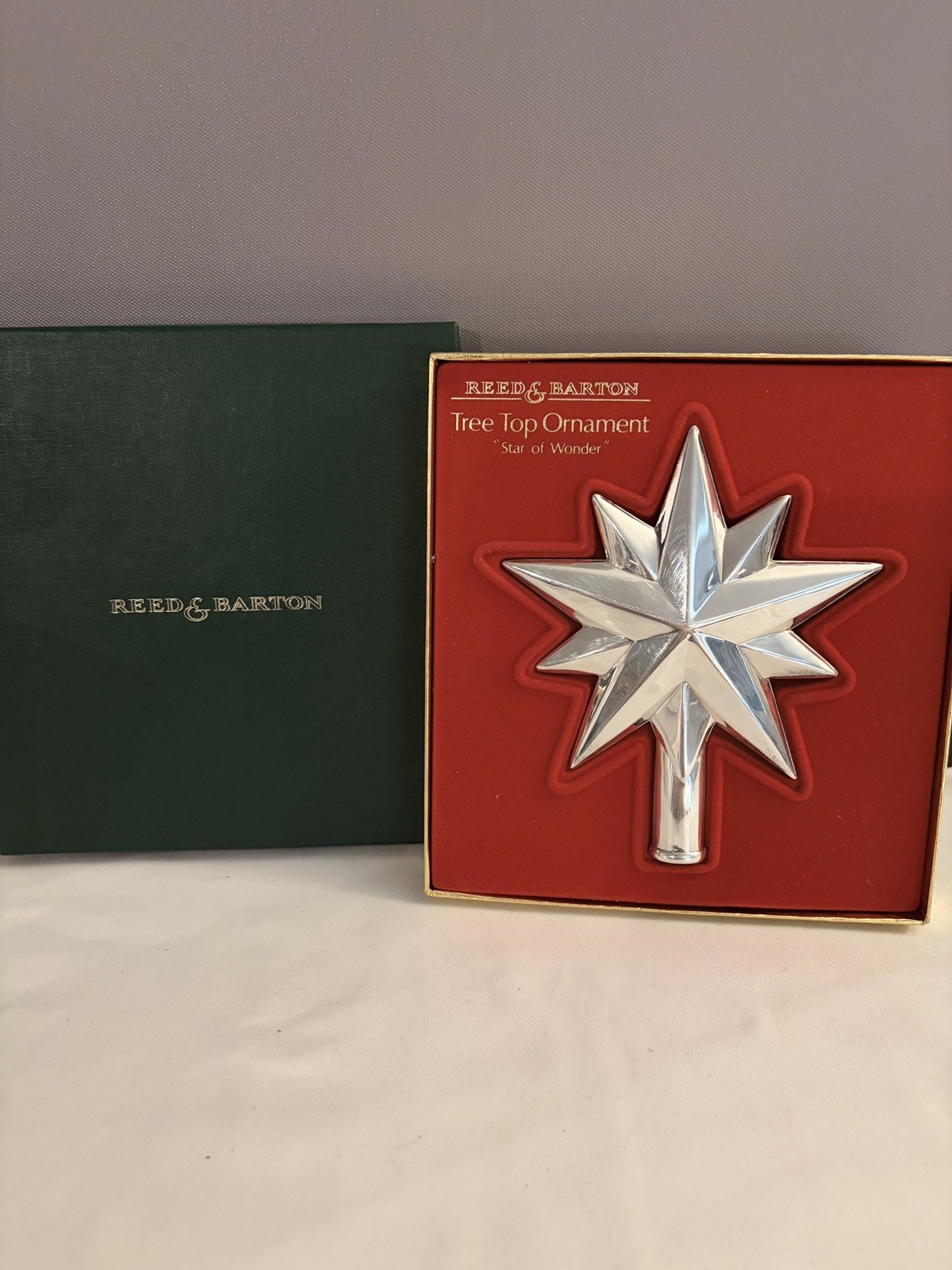 Vintage Silverplate Reed & Barton Christmas Tree Topper \