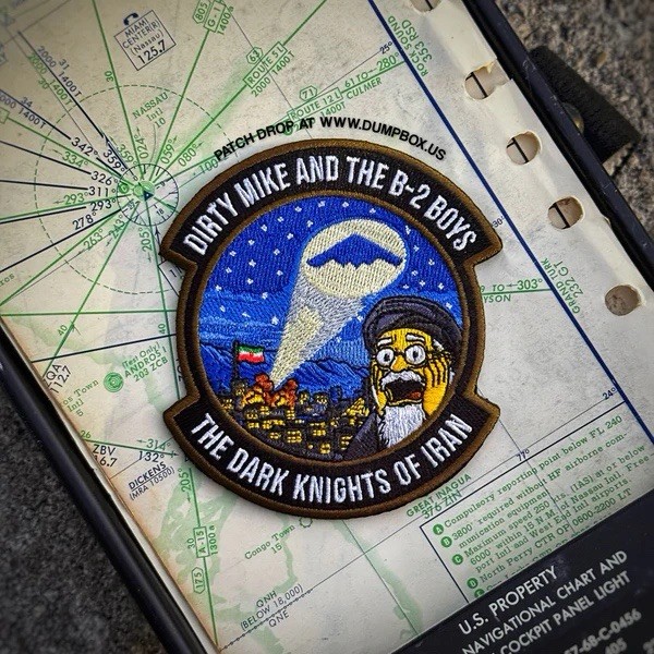 The B-2 Boys: Operation Epic Fury “The Dark Knights Of Iran” B-2 Squadron Patch The B-2 Boys: Operation Epic Fury “The Dark Knights Of Iran” B-2 Squadron Patch