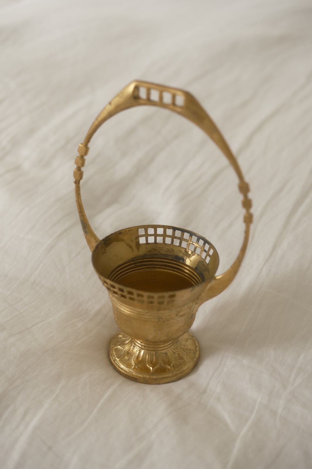 Rare Antique Argentor Jugendstil Gold Gilded Josef Hoffmann Inspired Vase Rare Antique Argentor Jugendstil Gold Gilded Josef Hoffmann Inspired Vase