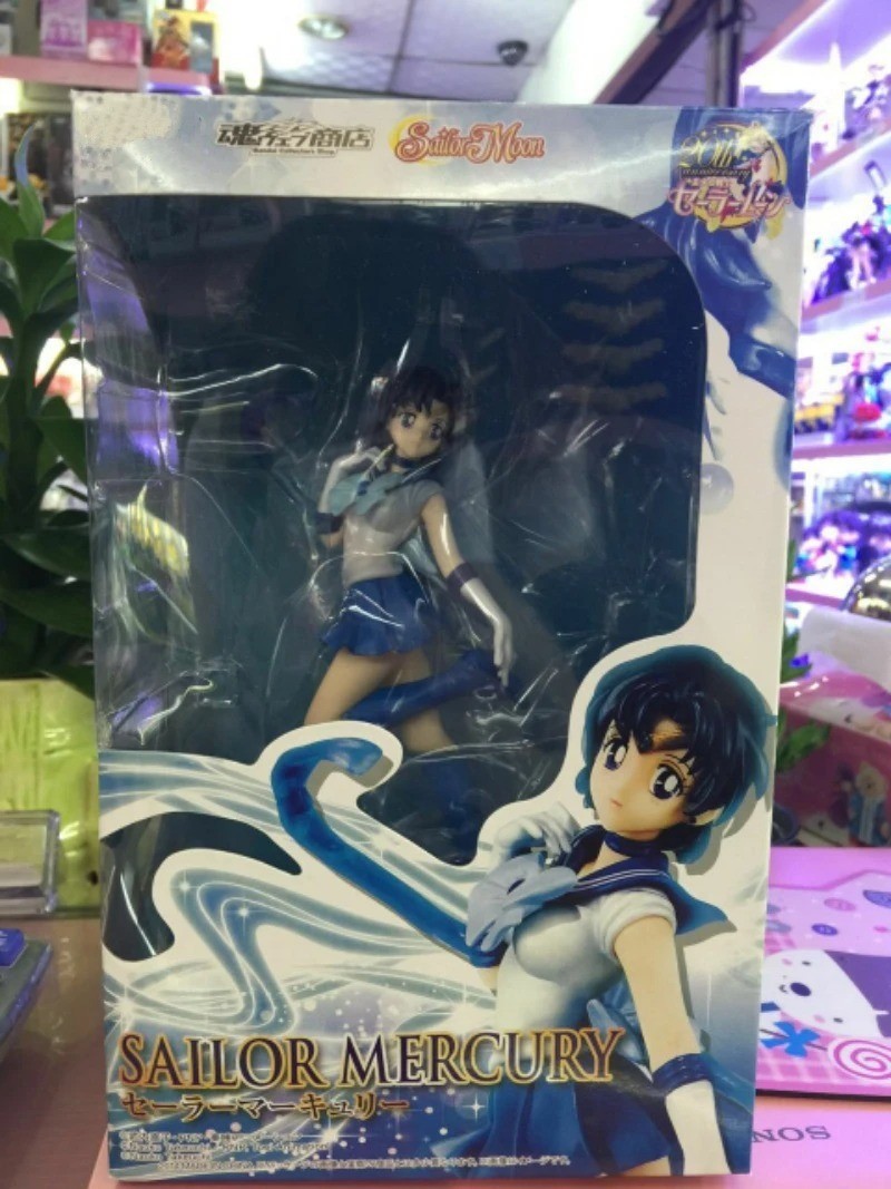 Sailor Moon Crystal Sailor Mercury Ami 17CM PVC Anime Figure Collectible Statue Sailor Moon Crystal Sailor Mercury Ami 17CM PVC Anime Figure Collectible Statue