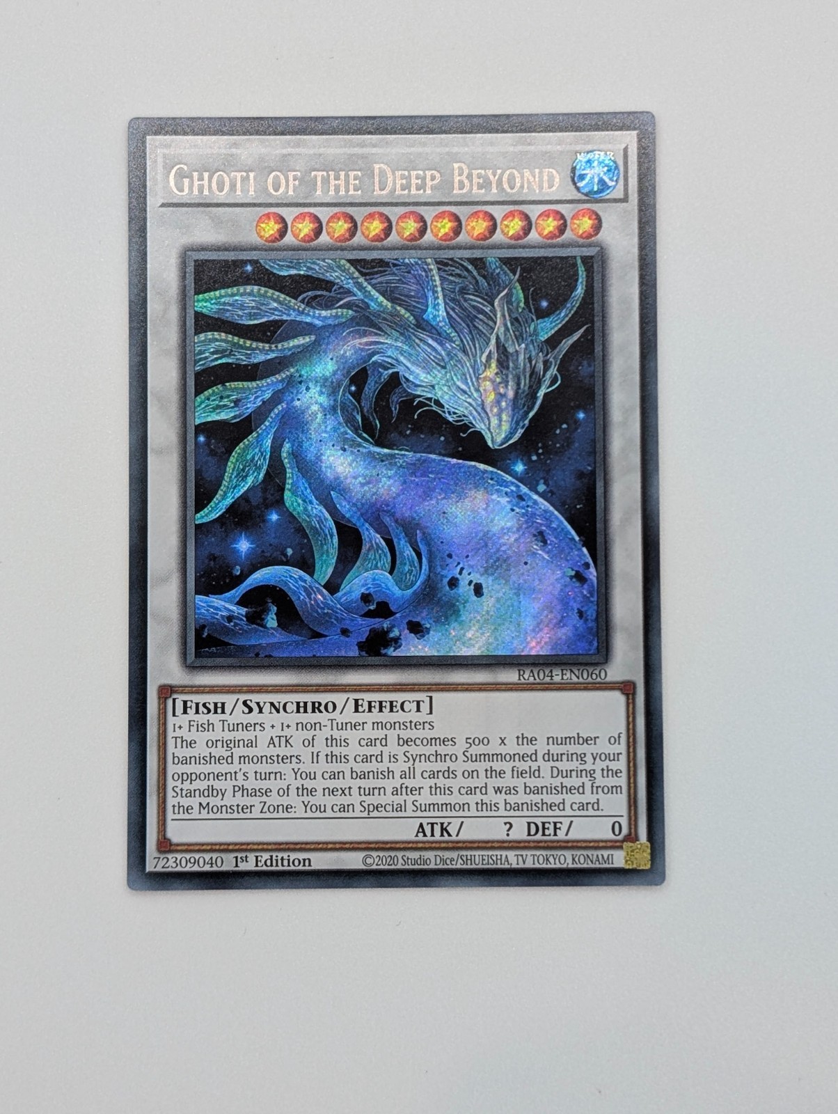 GHOTI OF THE DEEP BEYOND - Ultra Rare - RA04-EN060 - 1st Ed - NM/M GHOTI OF THE DEEP BEYOND - Ultra Rare - RA04-EN060 - 1st Ed - NM/M