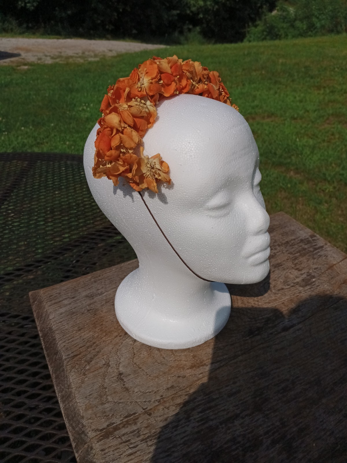 Vintage 1950's 1960's Women's Floral Headband Vintage 1950's 1960's Women's Floral Headband