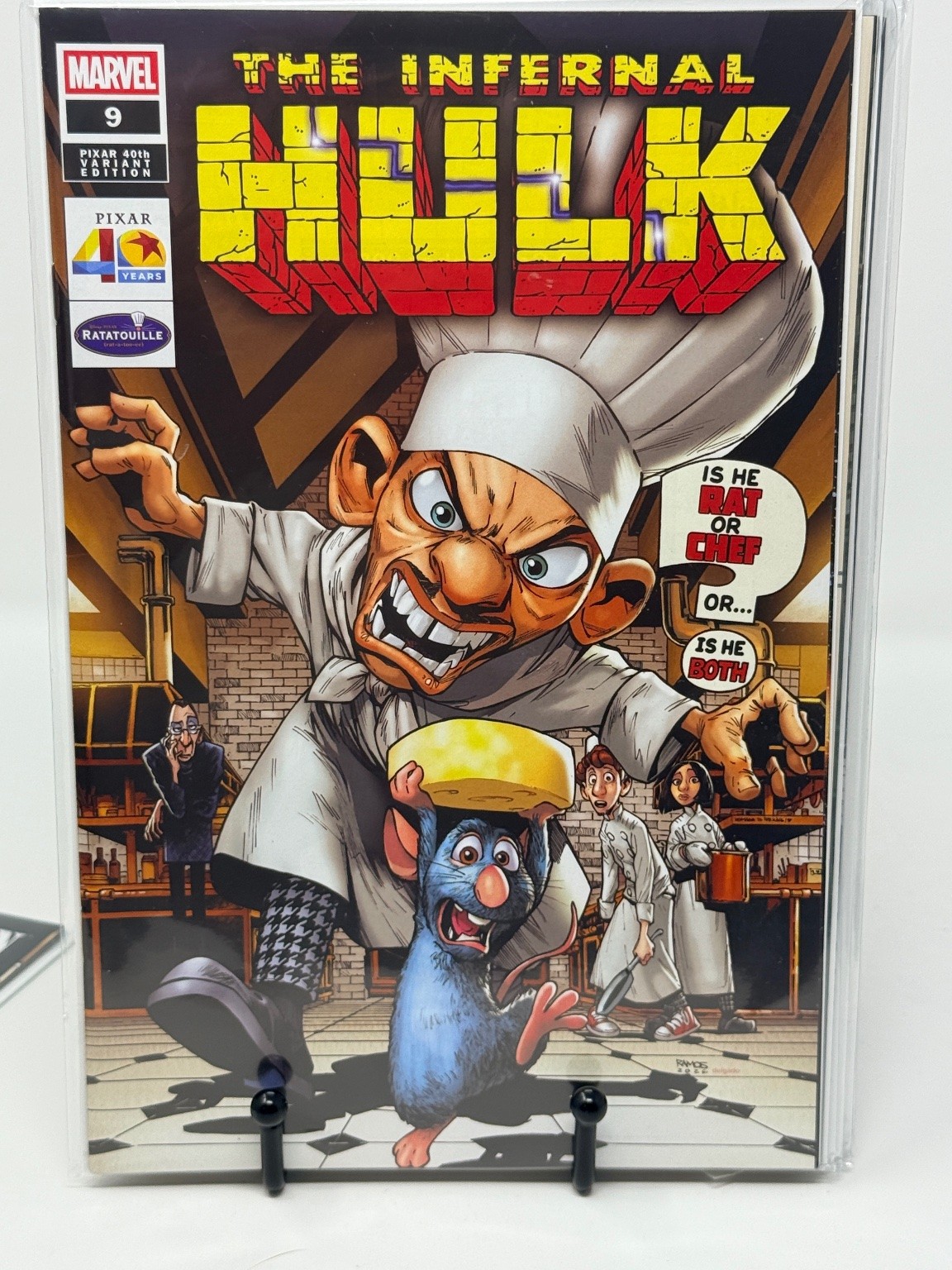 The Infernal Hulk #9 Marvel Pixar 40th Ratatouille Variant Ramos