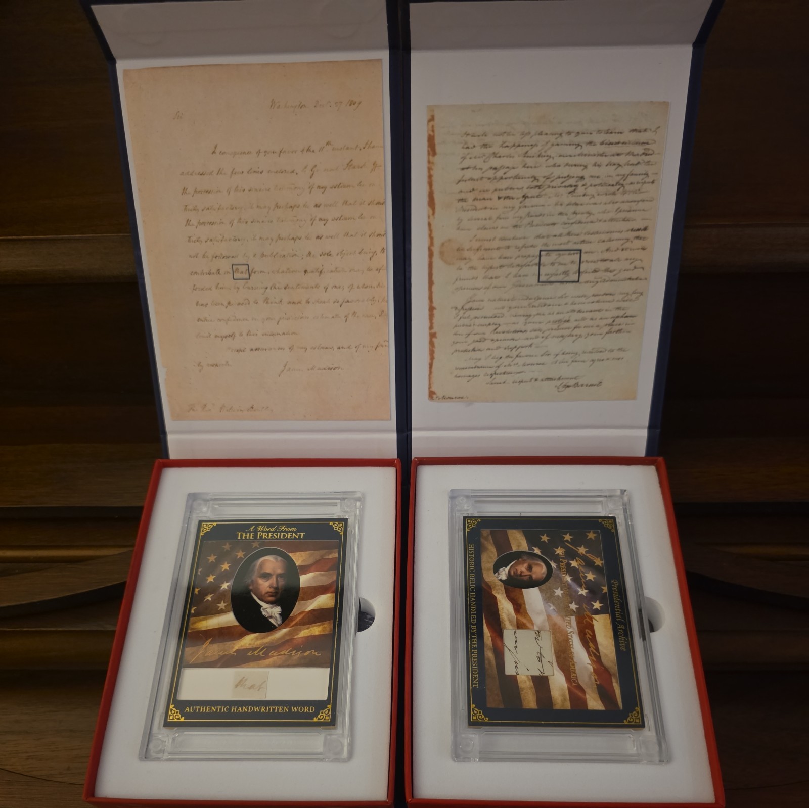 2025 POTUS A Word From the President James Madison Handwritten Word and Relic🔥