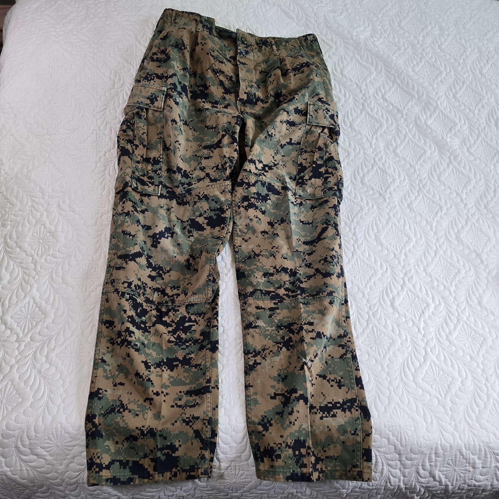 USMC MARPAT Woodland Digital Camo Utility Combat Pants Trousers Medium... USMC MARPAT Woodland Digital Camo Utility Combat Pants Trousers Medium...