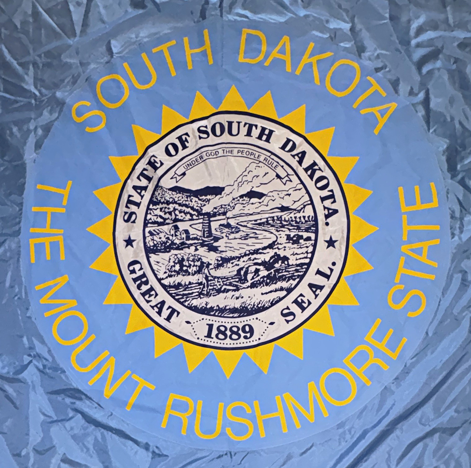 Valley Forge Perma-Nyl South Dakota State Flag 5x8 Ft Mount Rushmore USA Valley Forge Perma-Nyl South Dakota State Flag 5x8 Ft Mount Rushmore USA