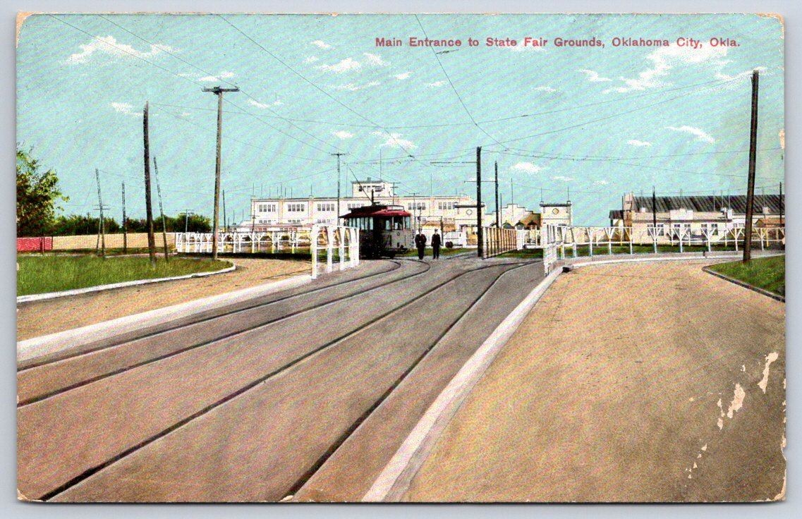 Edmond Antique Oklahoma Postcard OKLAHOMA CITY State Fair Grounds 1911 Edmond Antique Oklahoma Postcard OKLAHOMA CITY State Fair Grounds 1911