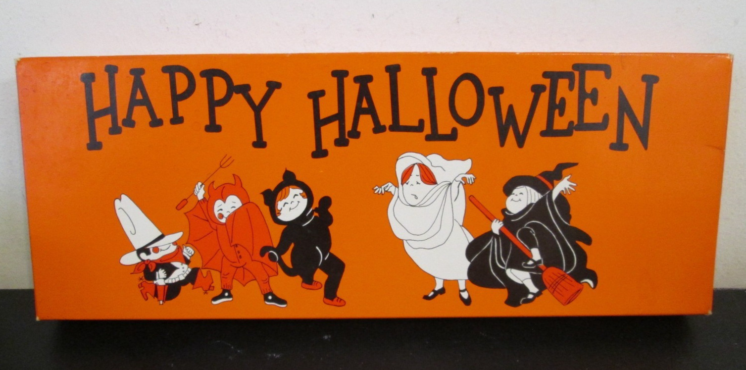 Vintage 1979 Russell Stover Happy Halloween Empty Candy Box