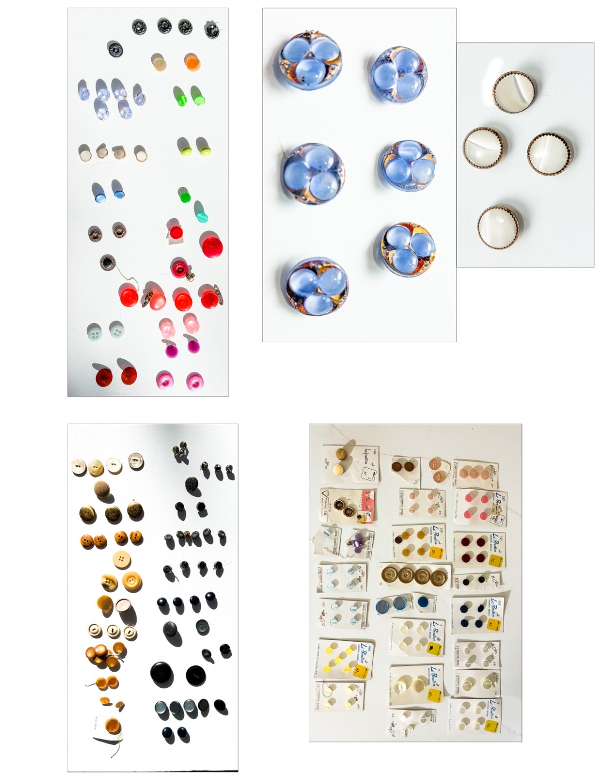 Vintage Buttons 1950's-1970 Vintage Buttons 1950's-1970