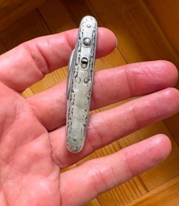 Schrade Walden New York 1916 sterling silver Twin blade Schrade Walden New York 1916 sterling silver Twin blade