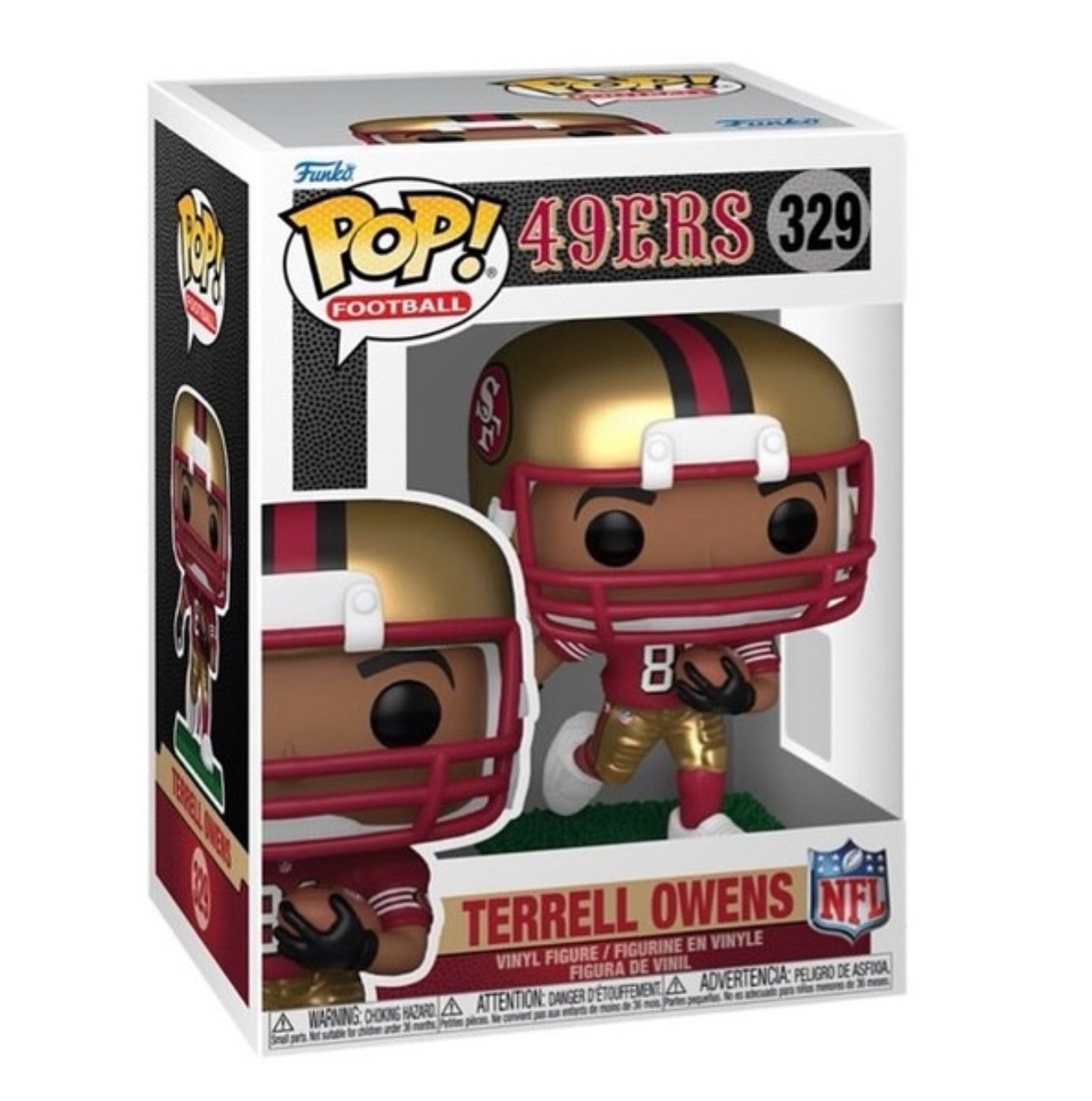 FUNKO POP TERRELL OWENS SAN FRANCISCO 49ERS VINYL FIGURE - PROTECTOR + 