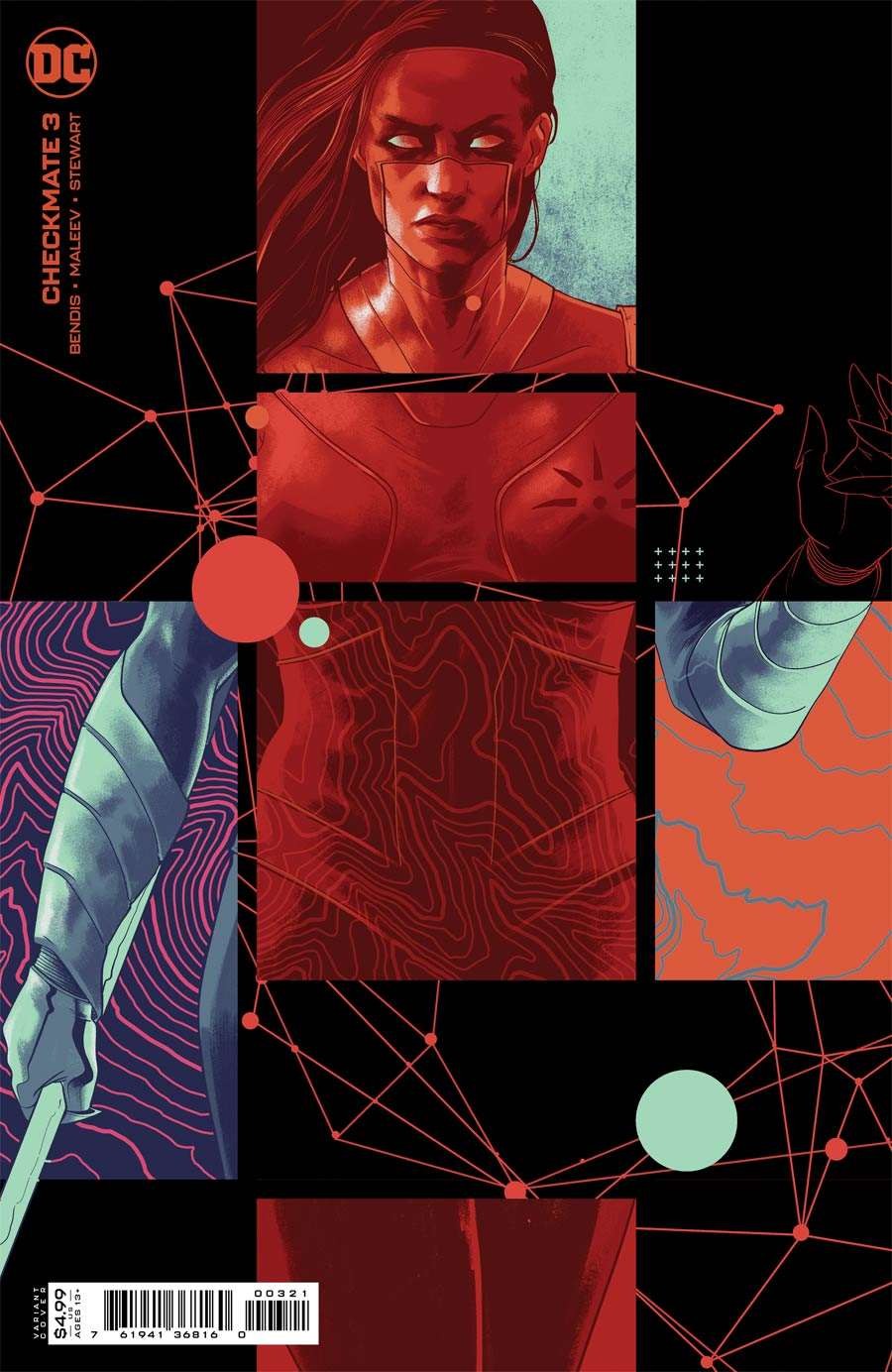 Checkmate (3rd Series) #3A VF/NM; DC | Bendis cardstock - w/Bag+Board Checkmate (3rd Series) #3A VF/NM; DC | Bendis cardstock - w/Bag+Board
