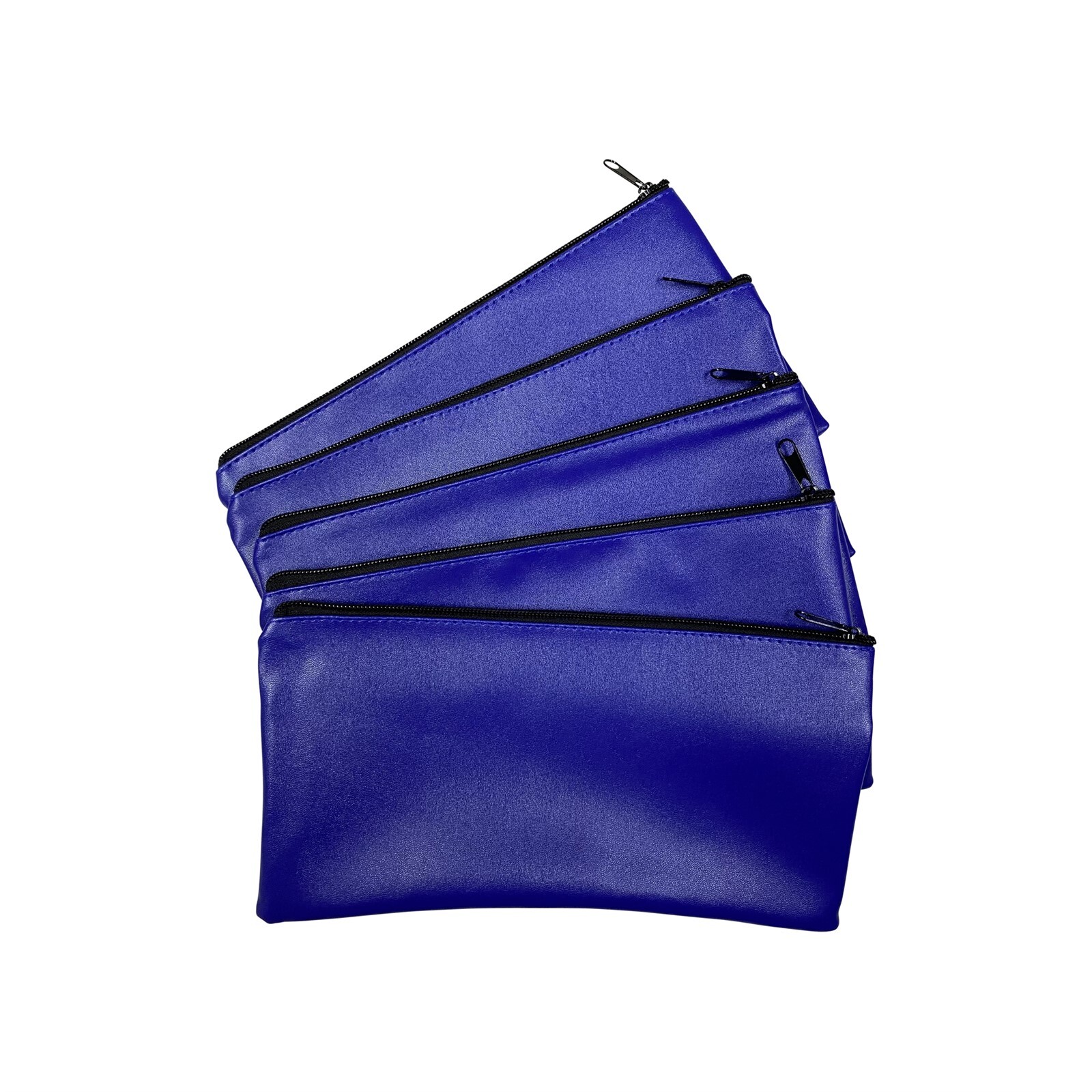 5 Blue Zippered Vinyl Bank Deposit Money Bag Cash Coins Organizer Pouch 11 5 Blue Zippered Vinyl Bank Deposit Money Bag Cash Coins Organizer Pouch 11