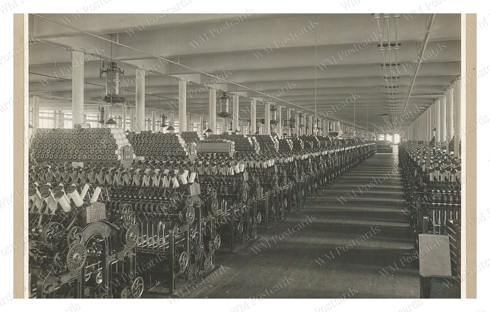 Lawrence Massachusetts 1921 Arlington Mills Spinning Frames Standard Postcard