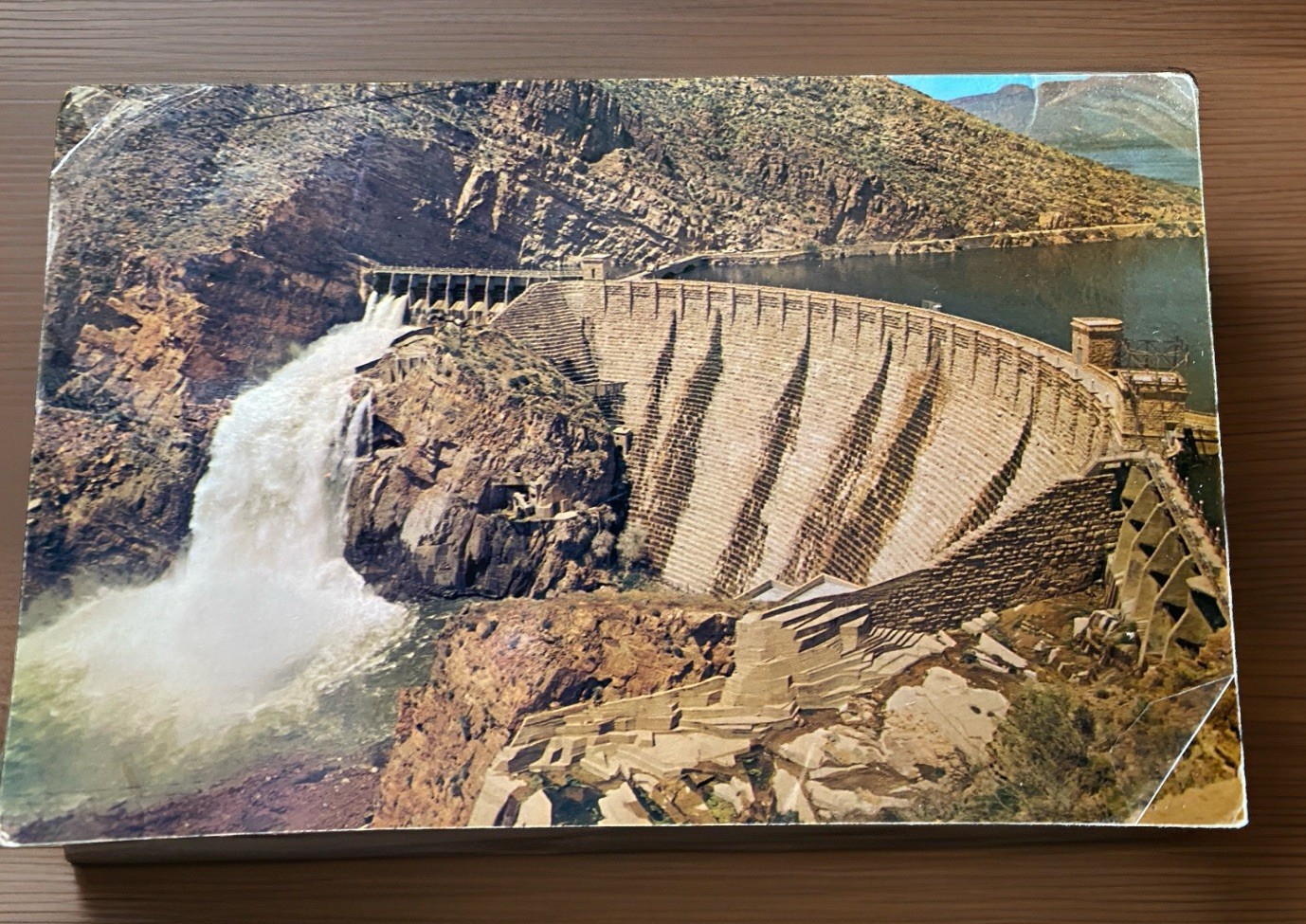 Postcard Vintage Unposted Roosevelt Dam Circa 1960-70’s