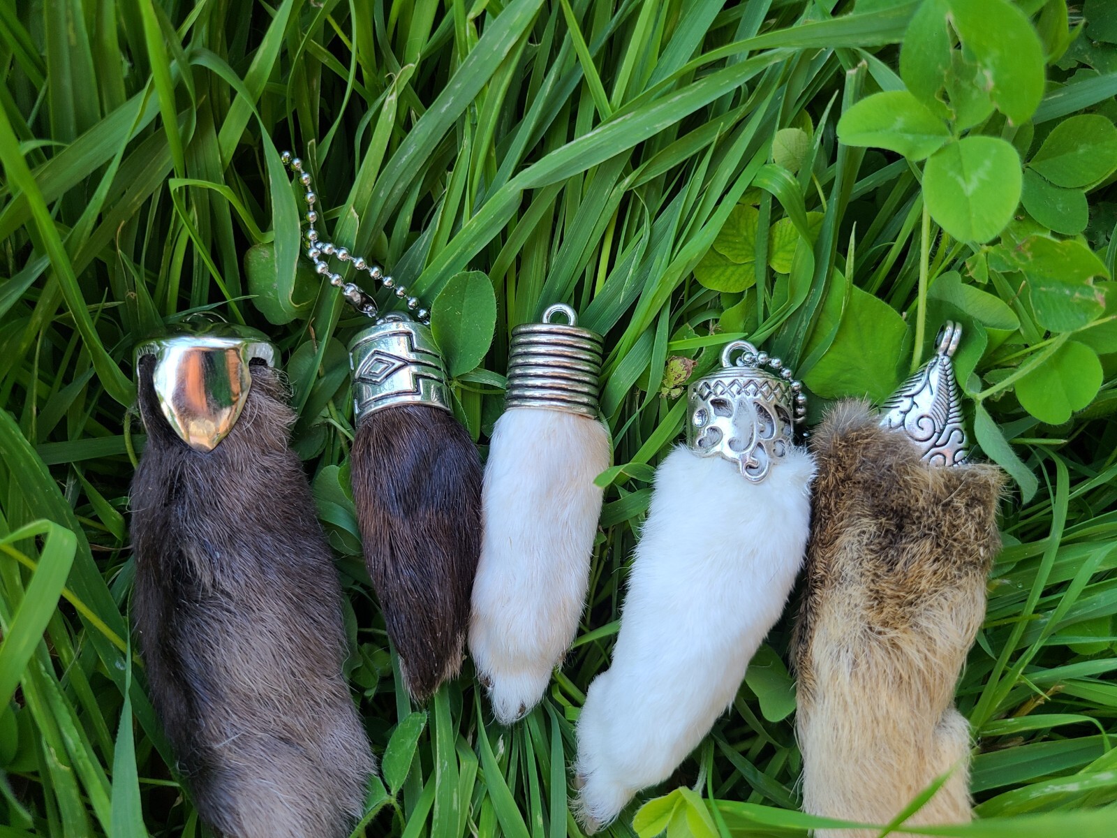 Lucky Rabbit Foot Keychain