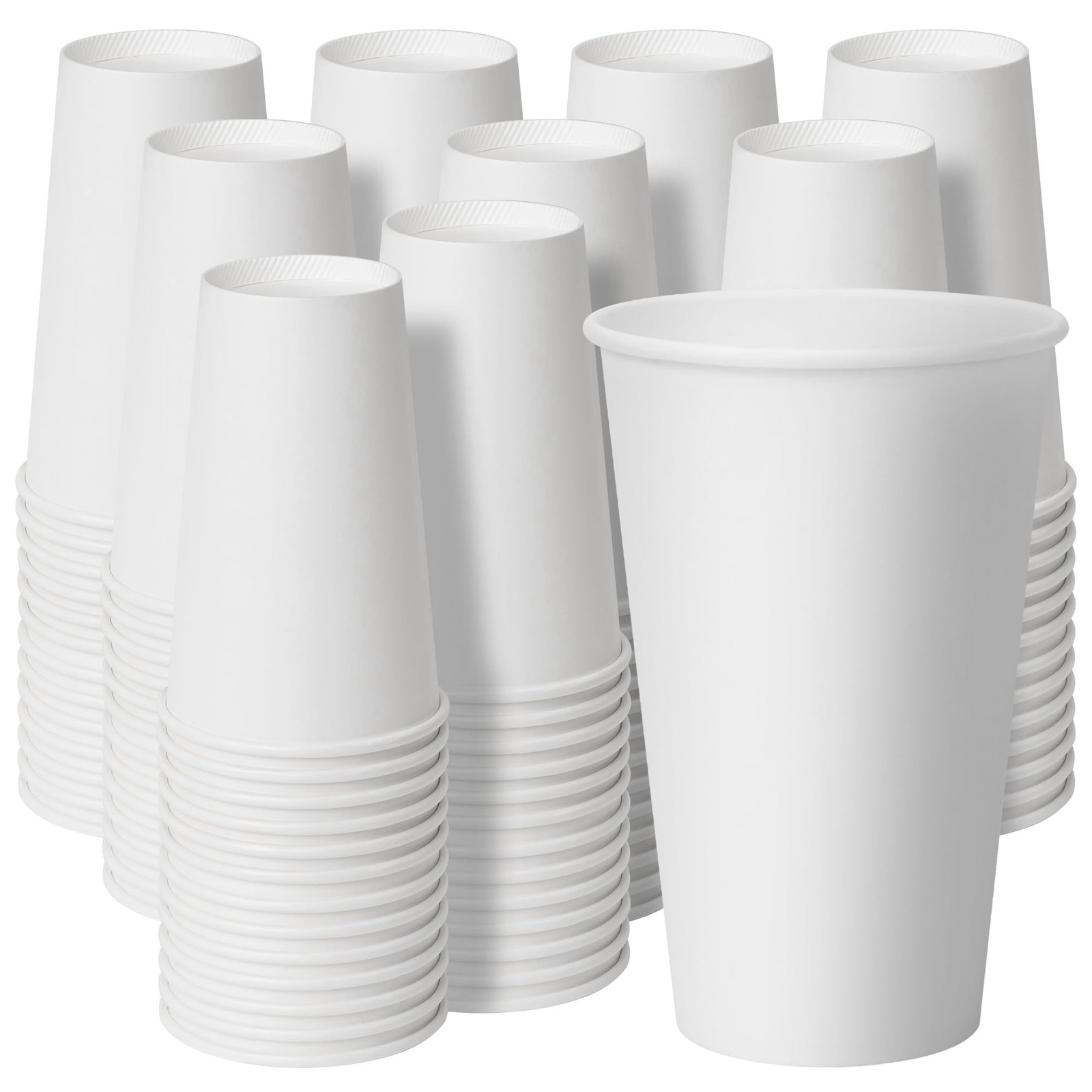 RACETOP Disposable Paper Coffee Cups 16 oz 500 Pack 16.0 ounces RACETOP Disposable Paper Coffee Cups 16 oz 500 Pack 16.0 ounces